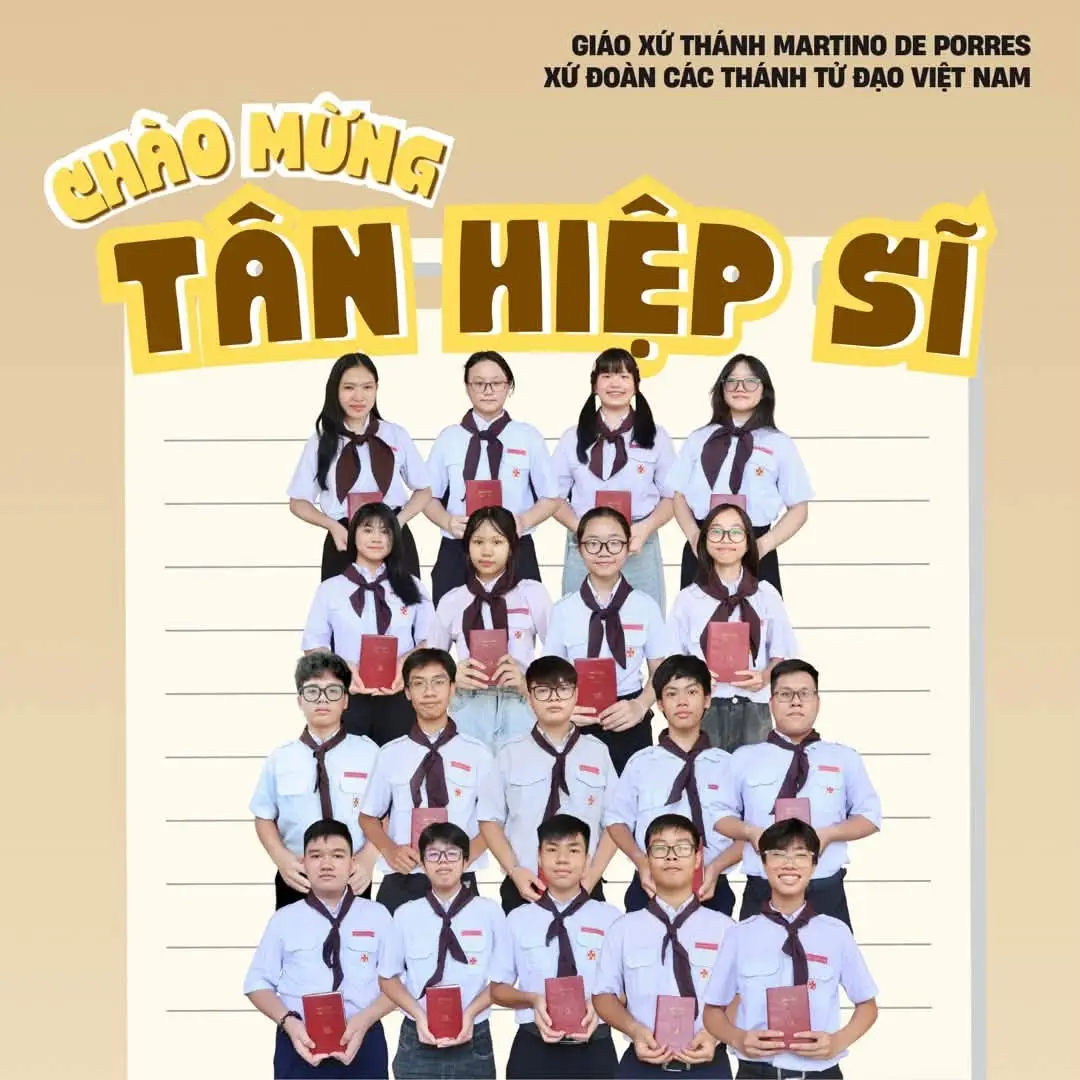 Chào đón 18 tân Nghĩa Sĩ của Xứ Đoàn Các Thánh Tử Đạo Việt Nam 3 Chào đón 18 tân Nghĩa Sĩ của Xứ Đoàn Các Thánh Tử Đạo Việt Nam - ảnh 2