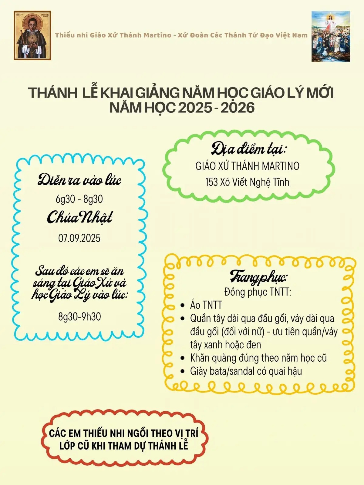 Chương trình khai giảng giáo lý 2025–2026: Lớn lên bên Chúa Giêsu 3 Chương trình khai giảng giáo lý 2025–2026: Lớn lên bên Chúa Giêsu - ảnh 2