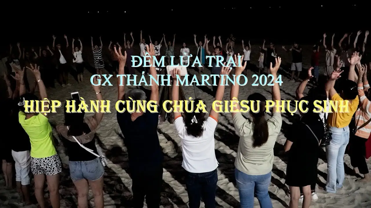 Đêm lửa trại – tinh thần hè Giáo xứ Thánh Martino 2024