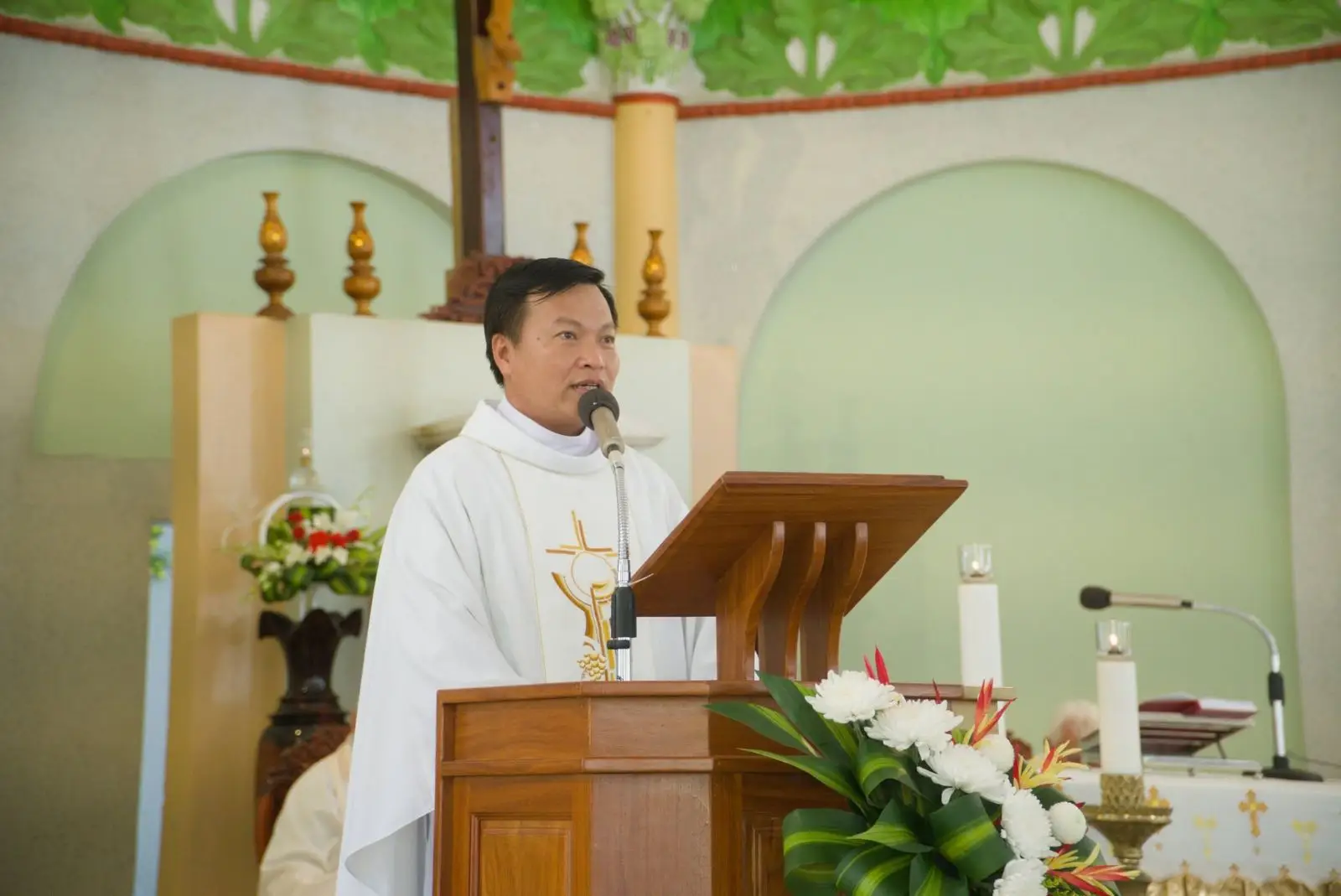 Hành hương Đức Mẹ La Mã Bến Tre: điểm dừng chân đầu tiên của đoàn Giáo xứ Thánh Martino 24 Hành hương Đức Mẹ La Mã Bến Tre: điểm dừng chân đầu tiên của đoàn Giáo xứ Thánh Martino - ảnh 23