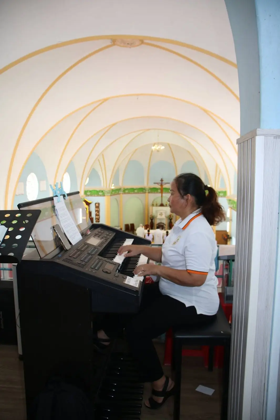 Hành hương Đức Mẹ La Mã Bến Tre: điểm dừng chân đầu tiên của đoàn Giáo xứ Thánh Martino 37 Hành hương Đức Mẹ La Mã Bến Tre: điểm dừng chân đầu tiên của đoàn Giáo xứ Thánh Martino - ảnh 36