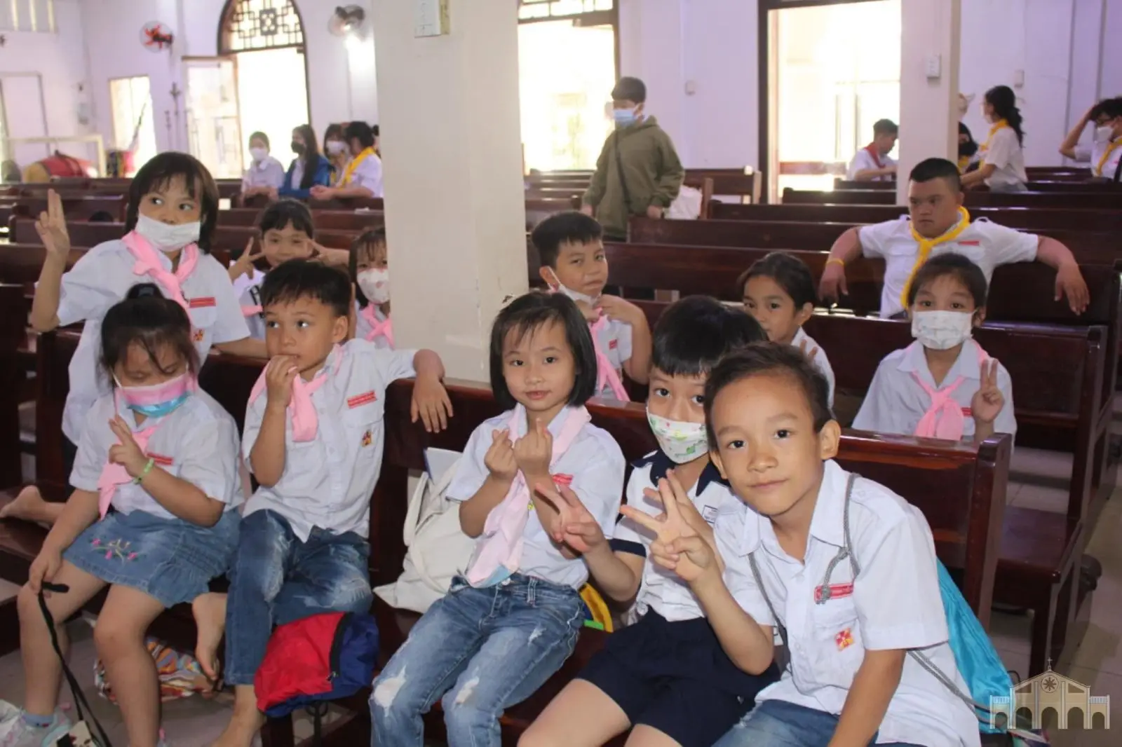 Lớp Khai Tâm 1 – các bé Chiên con bên Sr Toại trước kỳ nghỉ hè - ảnh 3