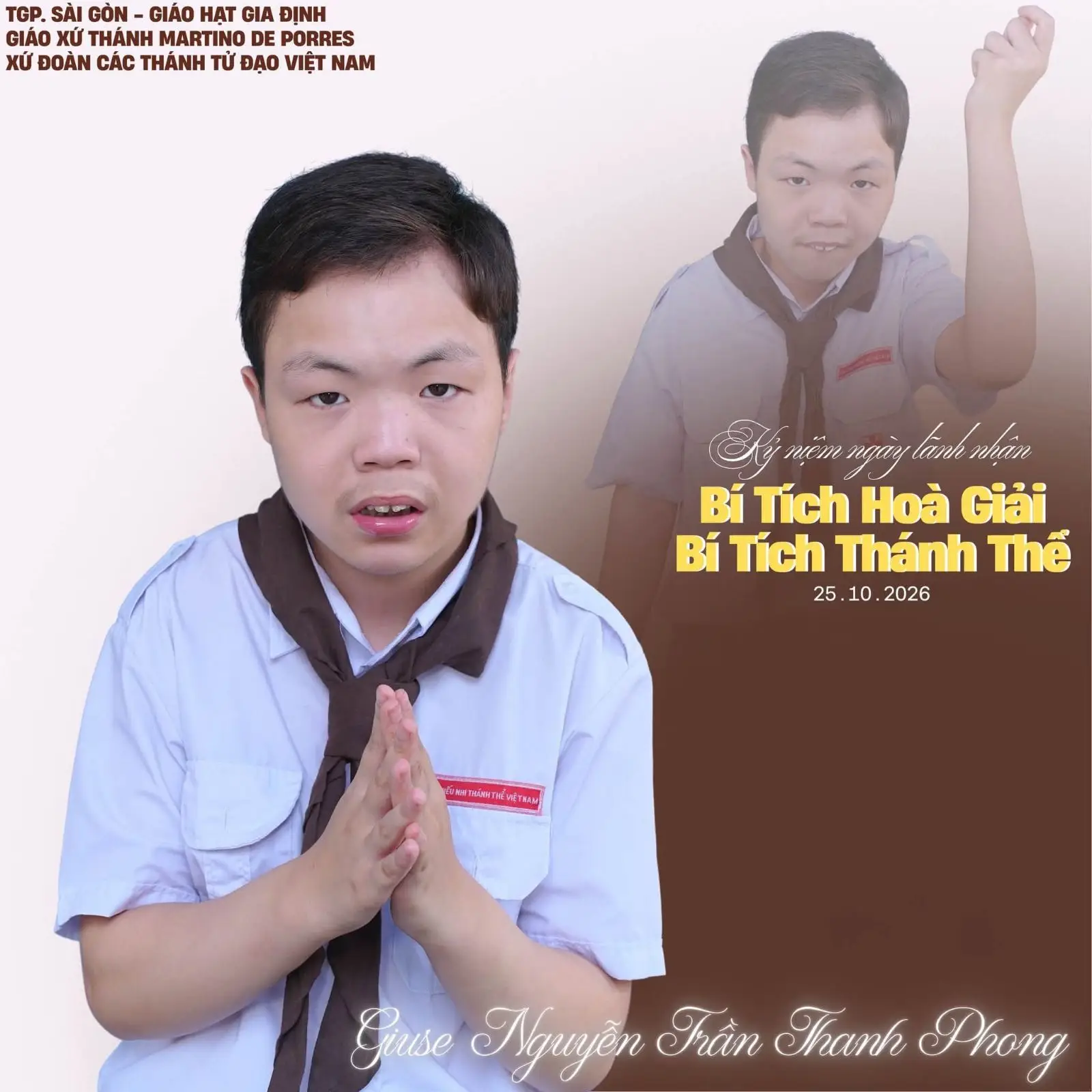 Rước Chúa cùng em 2026: 4 em lớp Hiệp Thông đón nhận Bí tích Thánh Thể - ảnh 3