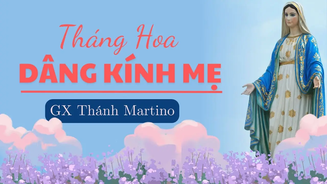 Tháng Hoa 2025 tại Giáo xứ Martino: dâng hoa 01.05 và giã hoa 31.05
